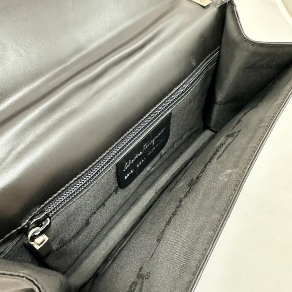 Salvatore Ferragamo Iconic Top Handle Leather Handbag - Picture 5 of 6